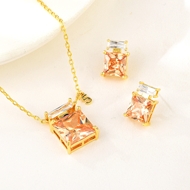 Show details for Featured Yellow Cubic Zirconia 2 Piece Jewelry Set with Full Guarantee Show details for Featured Yellow Cubic Zirconia 2 Piece Jewelry Set with Full Guarantee