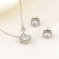 Show details for Top Geometric Delicate 2 Piece Jewelry Set Show details for Top Geometric Delicate 2 Piece Jewelry Set