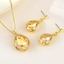 Show details for Delicate Geometric Zinc Alloy 2 Piece Jewelry Set