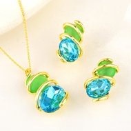 Picture of Irresistible Yellow Gold Plated 2 Piece Jewelry Set As a Gift