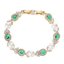 Show details for Sparkly Flowers & Plants Luxury Fashion Bracelet