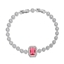 Show details for Featured Red Platinum Plated Fashion Bracelet with Full Guarantee