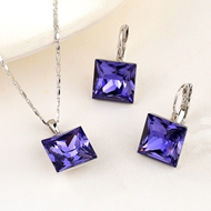 Show details for Origninal Geometric Swarovski Element 2 Piece Jewelry Set Show details for Origninal Geometric Swarovski Element 2 Piece Jewelry Set