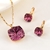 Picture of Charming Purple Party 2 Piece Jewelry Set As a Gift