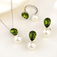 Show details for Popular Swarovski Element Geometric 3 Piece Jewelry Set Show details for Popular Swarovski Element Geometric 3 Piece Jewelry Set
