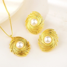 Show details for Classic Copper or Brass 2 Piece Jewelry Set with 3~7 Day Delivery