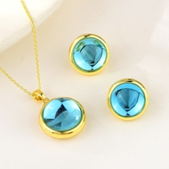 Show details for Shop Gold Plated Zinc Alloy 2 Piece Jewelry Set with Wow Elements