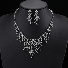 Show details for White Luxury 2 Piece Jewelry Set for Girlfriend