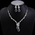 Picture of Fashionable Flowers & Plants Platinum Plated 2 Piece Jewelry Set