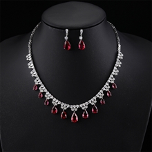 Show details for Copper or Brass Red 2 Piece Jewelry Set at Unbeatable Price