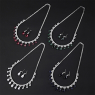 Picture of Hot Selling Platinum Plated Luxury 2 Piece Jewelry Set from Top Designer