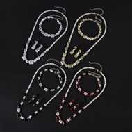 Picture of Popular Cubic Zirconia Geometric 2 Piece Jewelry Set