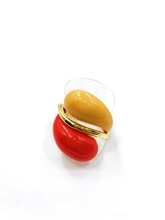 Show details for Gold Plated Resin Fashion Ring with 3~7 Day Delivery