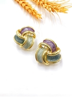 Show details for Designer Simple Enamel Clip On Earrings with No-Risk Return Show details for Designer Simple Enamel Clip On Earrings with No-Risk Return