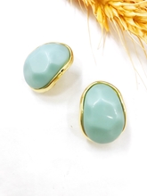 Show details for Simple Blue Clip On Earrings for Girlfriend