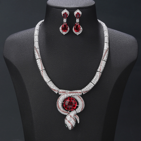 Picture of Party Cubic Zirconia 2 Piece Jewelry Set with Fast Shipping