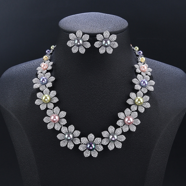 Picture of Hot Selling Colorful Gold Plated 2 Piece Jewelry Set from Top Designer