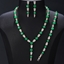 Show details for Inexpensive Gold Plated Cubic Zirconia 2 Piece Jewelry Set with Member Discount