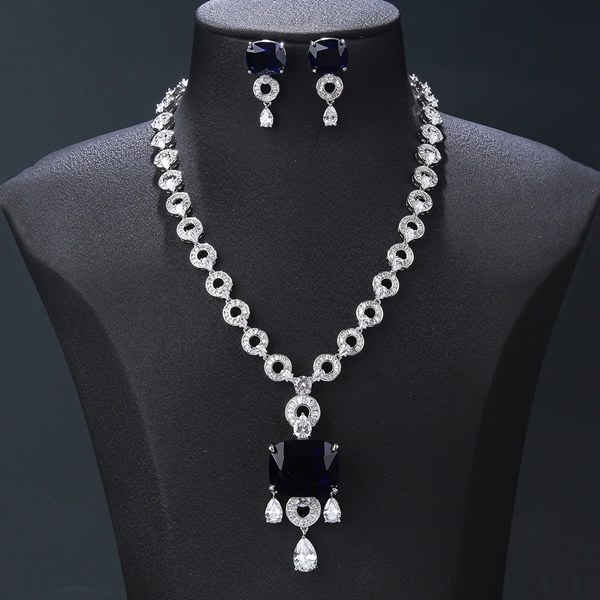 Picture of Latest Party Colorful 2 Piece Jewelry Set