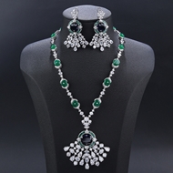 Show details for Great Value Colorful Cubic Zirconia 2 Piece Jewelry Set with Member Discount Show details for Great Value Colorful Cubic Zirconia 2 Piece Jewelry Set with Member Discount