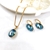Picture of Sparkly Swarovski Element Colorful 2 Piece Jewelry Set