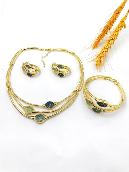Picture of Colorful Party 3 Piece Jewelry Set for Female