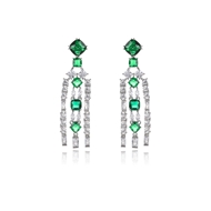 Show details for Trendy Colorful Rhinestone Chandelier Earrings with No-Risk Refund Show details for Trendy Colorful Rhinestone Chandelier Earrings with No-Risk Refund