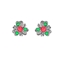 Show details for Hypoallergenic Colorful Rhinestone Big Stud Earrings with Easy Return