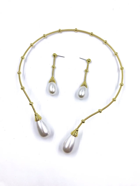 Picture of New Season Gold Plated Classic 2 Piece Jewelry Set with SGS/ISO Certification