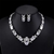 Picture of Hypoallergenic Platinum Plated Party 2 Piece Jewelry Set with Easy Return