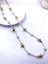 Show details for Designer Zinc Alloy Work Long Chain Necklace with Easy Return