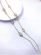 Show details for Classic Colorful Long Chain Necklace at Super Low Price