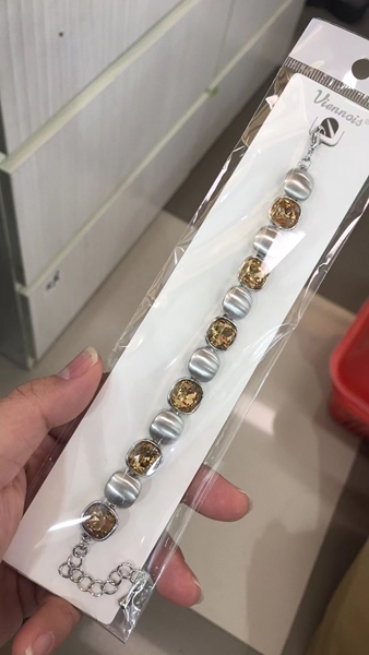 Picture of Brand New Colorful Rose Gold Plated Short Chain Necklace with SGS/ISO Certification