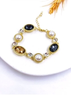 Show details for Great Value Colorful Gold Plated Fashion Bracelet with Member Discount